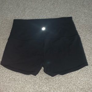 Lightly used, high rise, lululemon yoga shorts